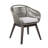 Geniotto 4 - Person Patio Dining Set Round Table with Cushions Included-627011727
