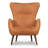 Aida Genuine Italian Leather Wingback Lounge Chair 