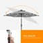 Parasol de marché lumineux 90 po Davinna-892034920