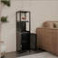 Meuble de rangement multifonctionnel en bambou pour salle de bain-1574192924