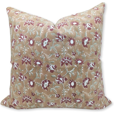 Nayab Floral Cotton Indoor/Outdoor Pillow Cover