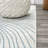 Amdrea Woodgrain Geometric Ivory/Blue Rug-939286122