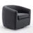Richard  Upholstered Velvet Swivel Barrel Chair-1165934506