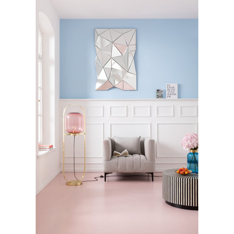 Prisma Wall Glass Mirror, 120 H x 80 W x 10 D