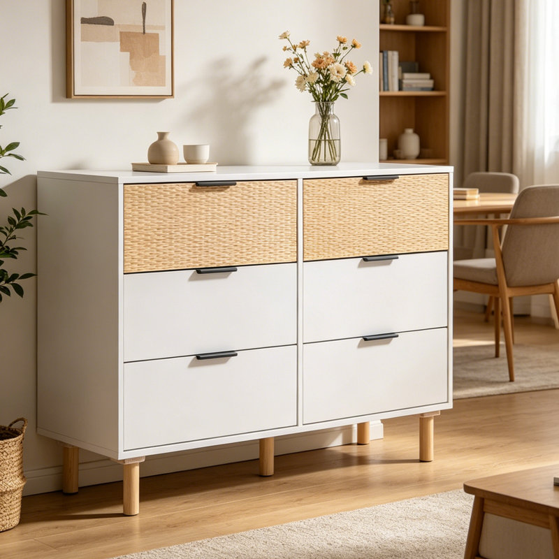 6 Drawer Storage Drawer