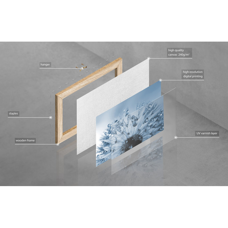 Abstract 3D Background - No Frame Print on Canvas