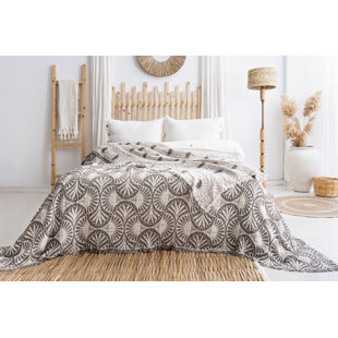 Gingko Muslin Bed Blanket