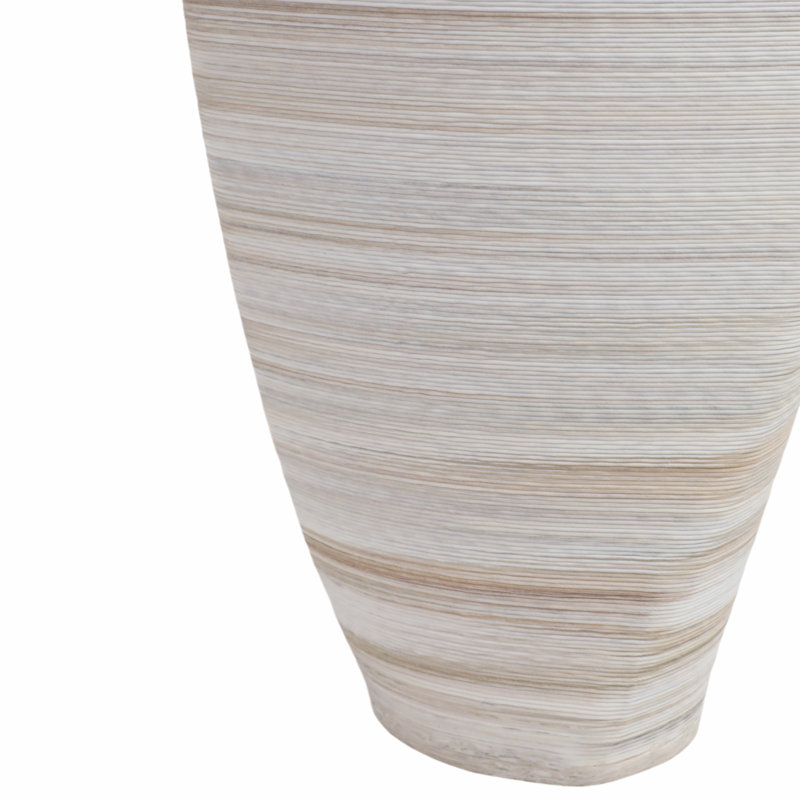 Vase Modern, H 18 po x l 8 po x P 8 po