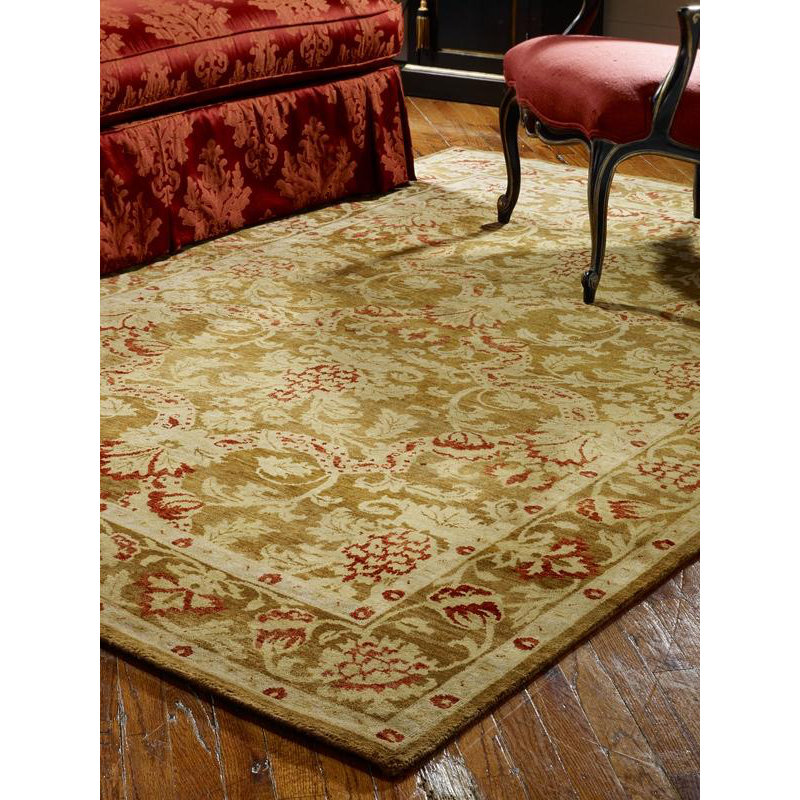 Wool Oriental Indoor Rug, Rectangle 6' x 9'