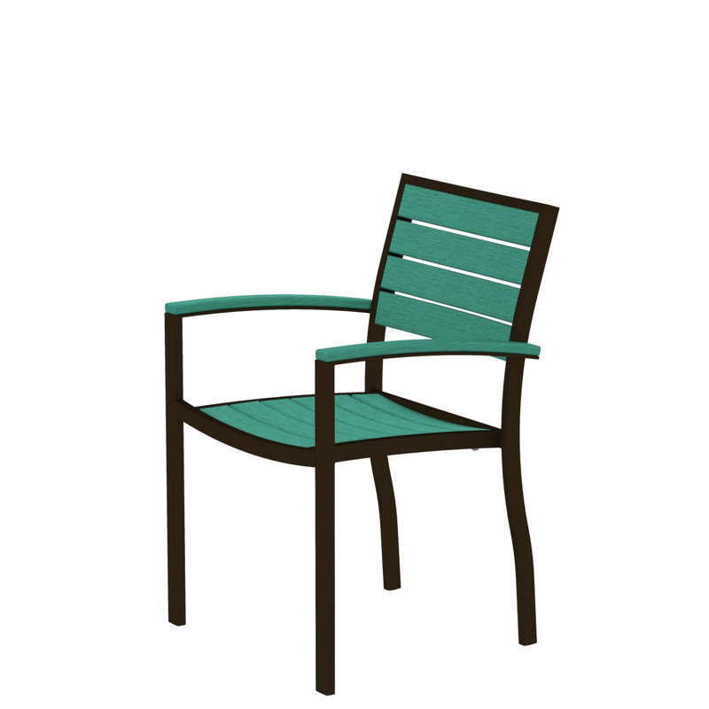 Chaise de salle à manger POLYWOOD Euro, Bronze texturé, Aruba