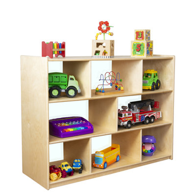 8 Compartment Plywood Shelving Unit