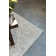 Solid Colour Machine Woven Cream Area Rug