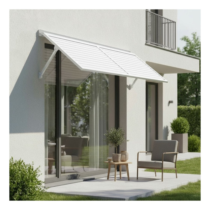 Ridge Metal Awning 6.6 - White
