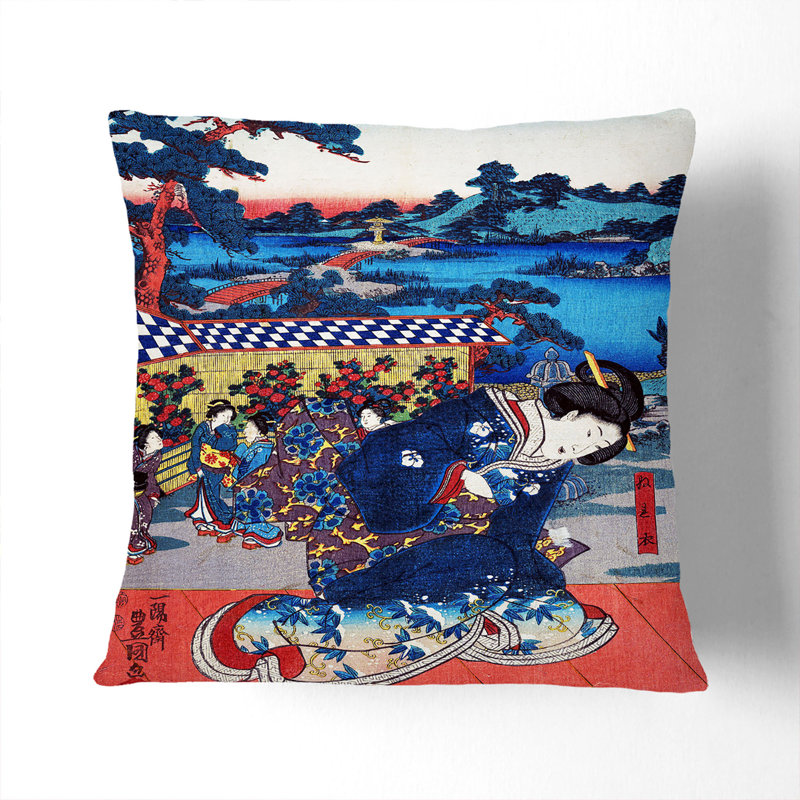 Square Throw Cushion, 55cm H x 55cm W x 20cm D