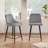 Scheel 24'' Square Seat Velvet Upholstery Channel Tufted Counter Height Bar Stool-1150664359