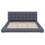 Base de lit plateforme minimaliste à profil bas, tête de lit tapissier souple, support de lattes durable-133286805-133286807