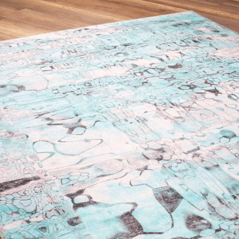 Premium 100% Polyester Area Rug, 6.9 x 10.2 ft | 1850 g/m², 0.2 in Pile Height | Recycled Poly Cotton Underside | Machine Washable at 30°C | Soft, Durable, Eco-Friendly Design for Modern Living Spaces