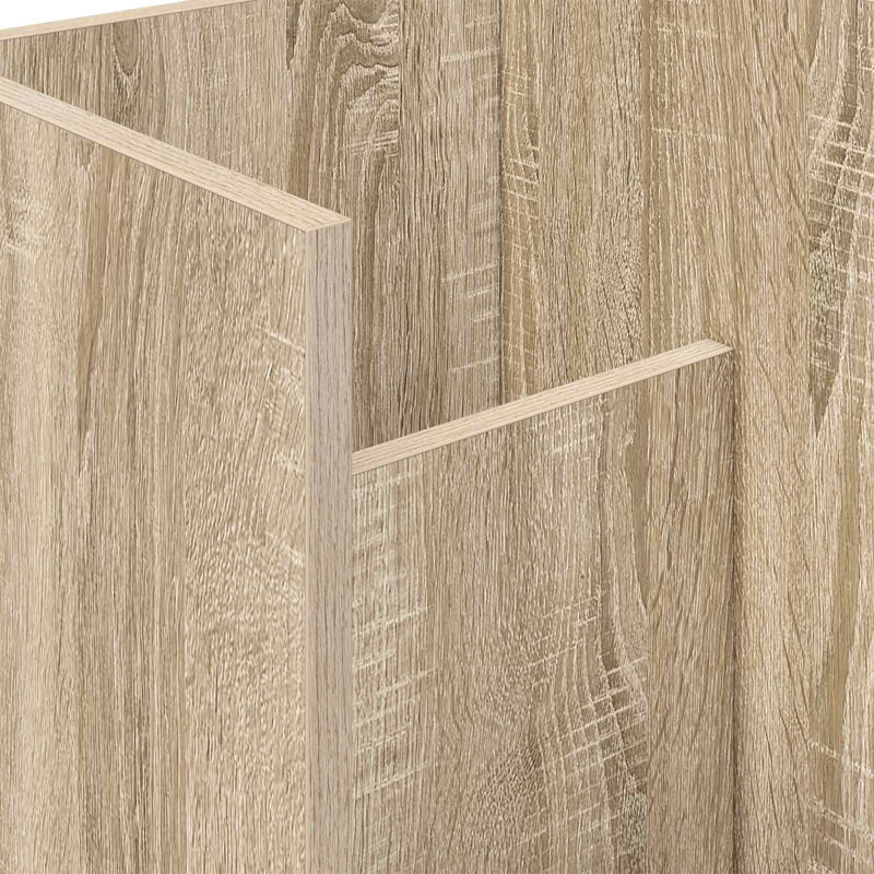 Wood Free Standing Magazine Rack, Begie
