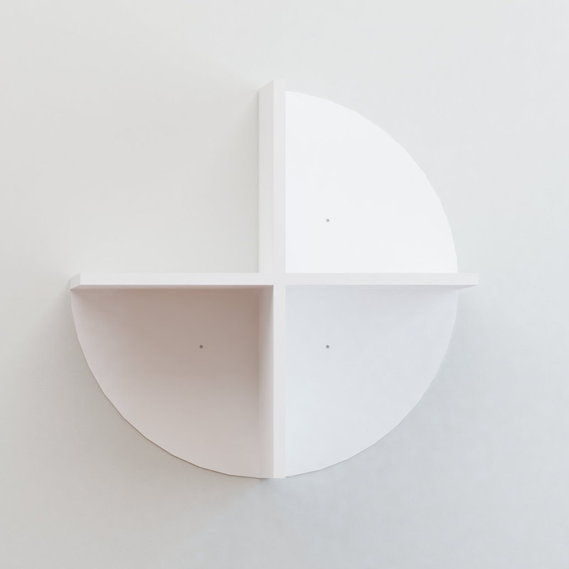 Tablette décorative 2 pièces Abdihakin, Blanc