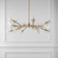 Lustre cylindrique spoutnik à 16 lumières Kerstyn