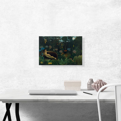 «The Dream 1910» par Henri Rousseau, reproduction d'art sur toile tendue