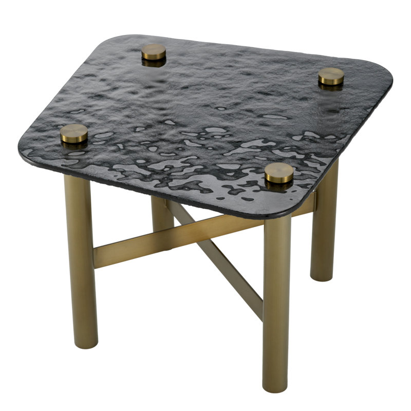 Cortes Glass End Table
