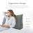 Corduroy Headboard Wedge Pillow Back Support for Reading and TV Watching in Bed-57930811-57930815