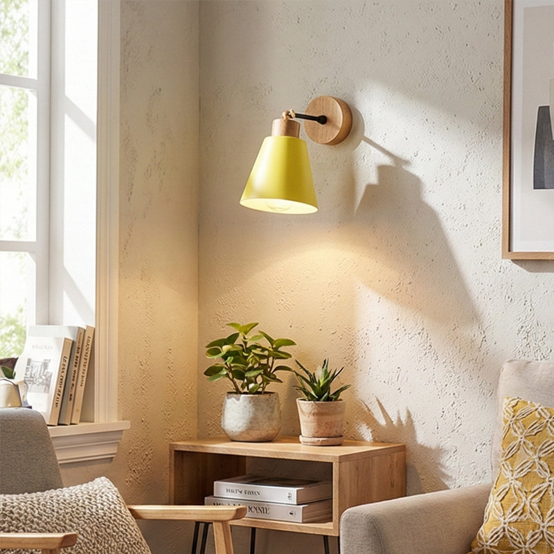 Applique murale orientable, Jaune
