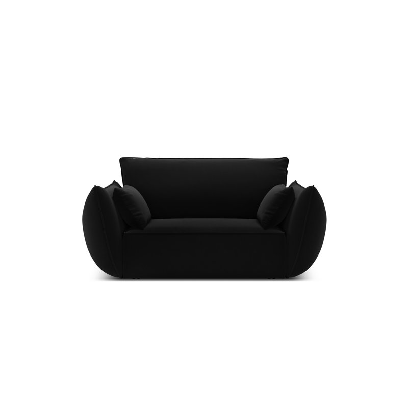 Lindasy Velvet Armchair, Yellow 100% Polyester