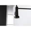 Robinet de cuisine commercial à ressort avec tirette noire matte, pratique en acier inoxydable pour bar à lessive Camper, conception polyvalente