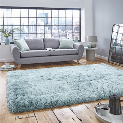 Solid Colour Hand Woven Area Rug