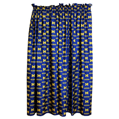 NCAA Polyester Room Darkening Curtain Pair