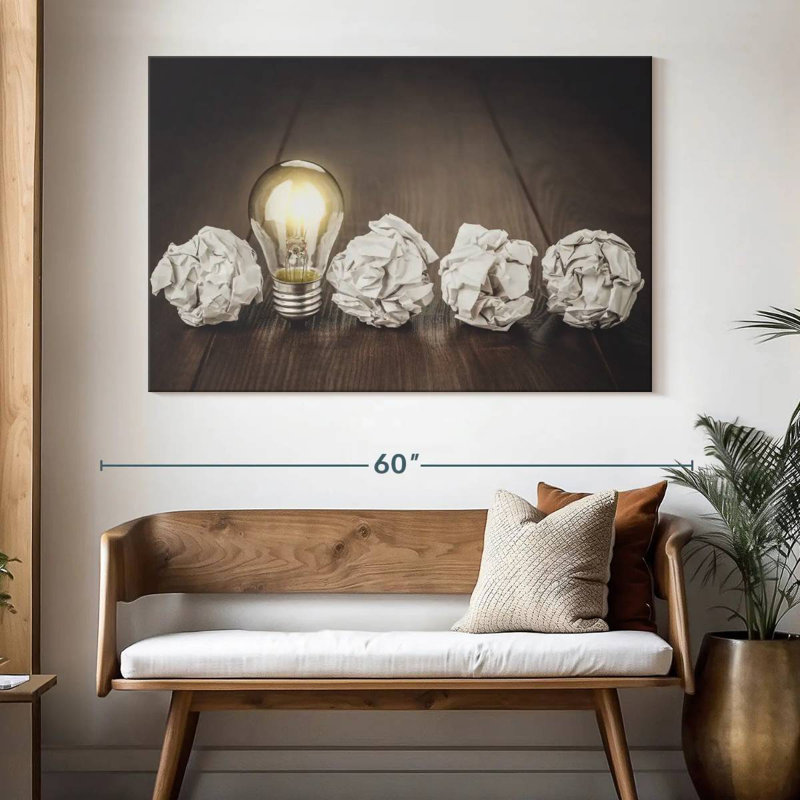 Alcaraz Bright Idea, 34" H x 51" W