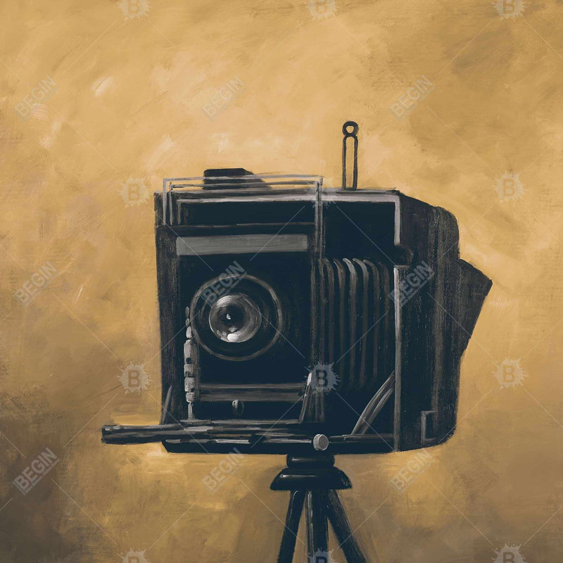 "Appareil photo rétro" sur toile
