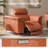  Maltby 45.25" Modern Genuine Leather Dual Motor Power Recliner with Adjustable Headrest-262997830