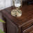 Dark-brown Solid Wood Shoe Storage Bench