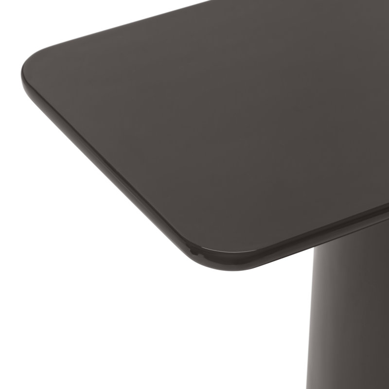 Alessia End Table, Obsidian Green