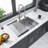 25X22x9 Inch Kitchen Sink Drop In 18 Gauge Stainless Steel 25" Single Bowl Topmount Kitchen Sink Basin