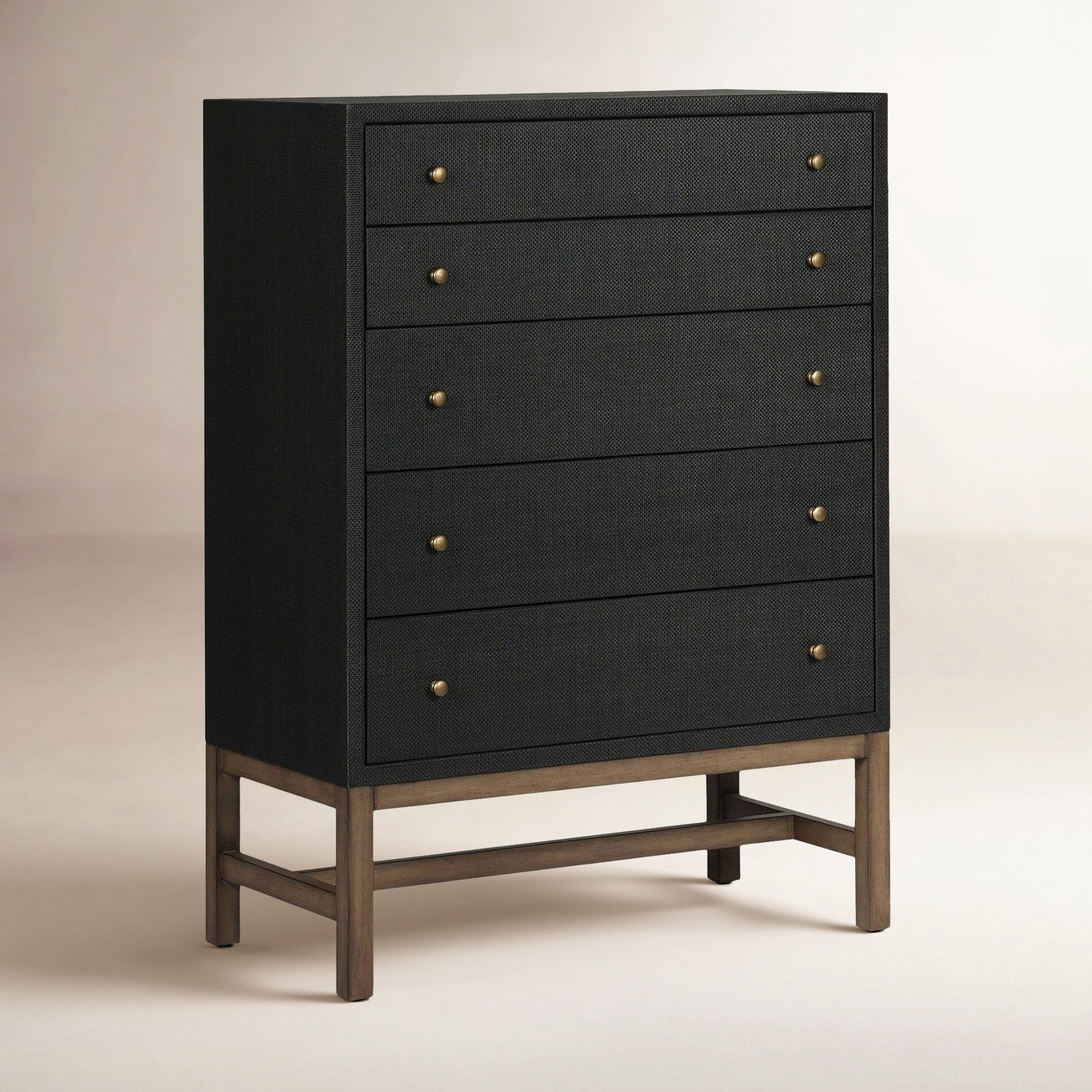 Hakana 5 - Drawer Dresser, Black