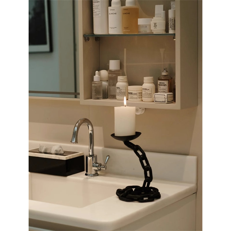8.27'' H Metal Tabletop Candlestick