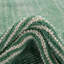 Tapis rayé en laine tissé à la main Colyt en vert / blanc-1412633574