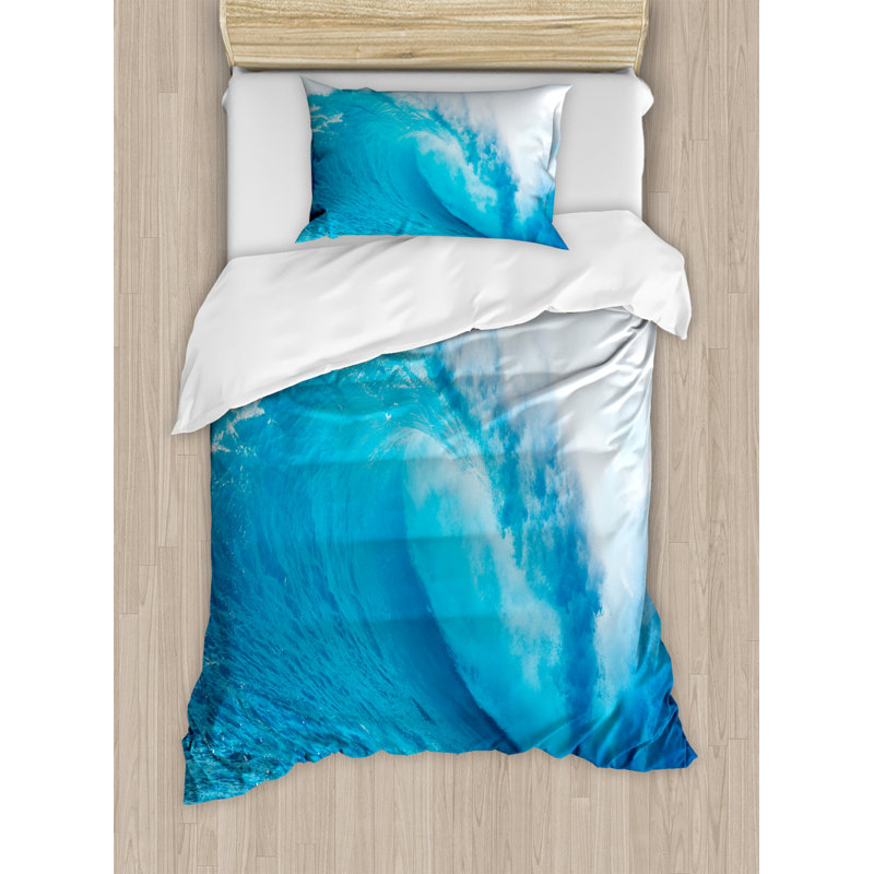 Coastal Duvet Cover, Twin Duvet Cover + 1 Pillow Sham