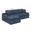 Canapé modulaire 107,9 po Cloud, canapé rembourré avec double couche et poches latérales-50798023