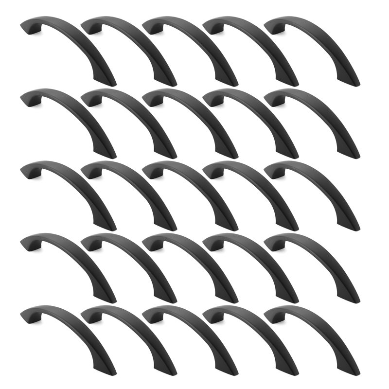 3" Center Arch Pull Multipack, Matte Black