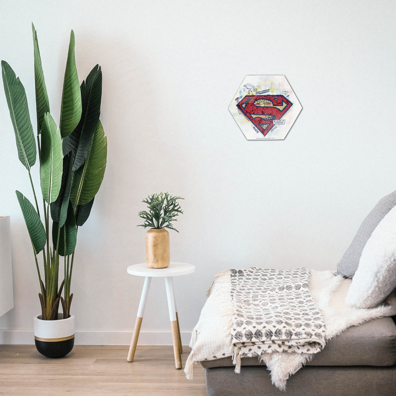 Impression sur bois Superman (85Th - Pois)
