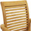 Fauteuil de salle à manger en bois de teck Heins