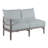 Santa Barbara Teak Left Arm Facing - Oyster-62363243-63326034-70062936
