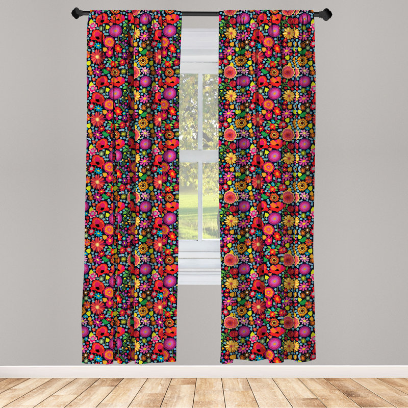 Semi Sheer Curtain Pair, 28"W x 95"L