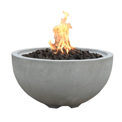 Round Concrete Smokeless Fire Pit