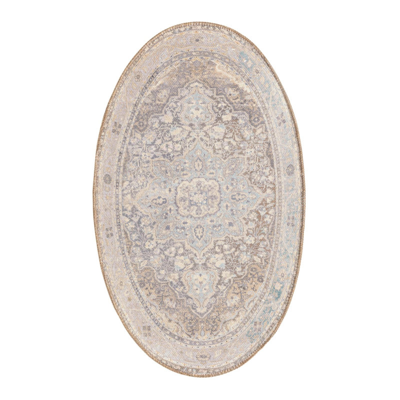 Oppie Moroccan Indoor Rug, Oval 2' x 3'1"